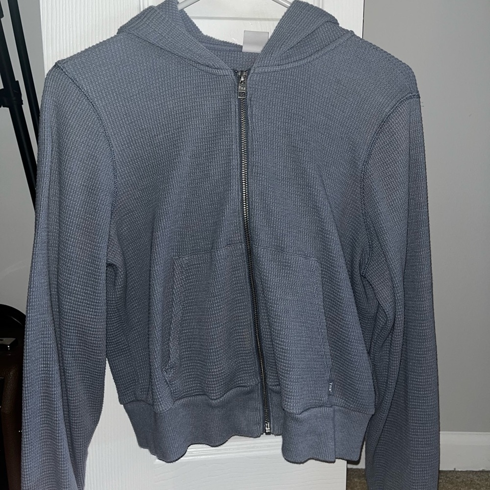 Aritzia TNA waffle knit jacket